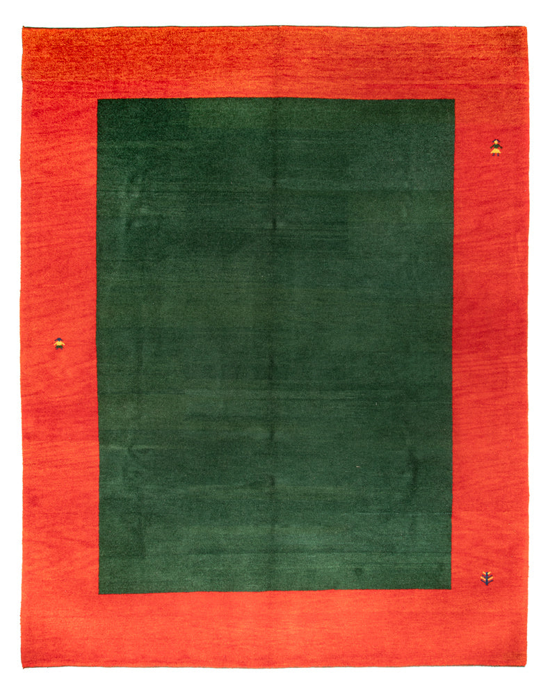 Tapis Gabbeh - Indus - 395 x 310 cm - vert