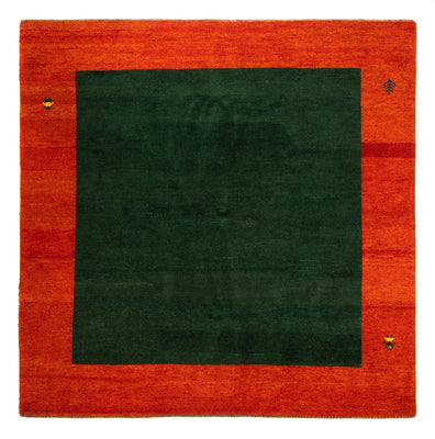 Tapis Gabbeh - Indus carré  - 250 x 247 cm - vert