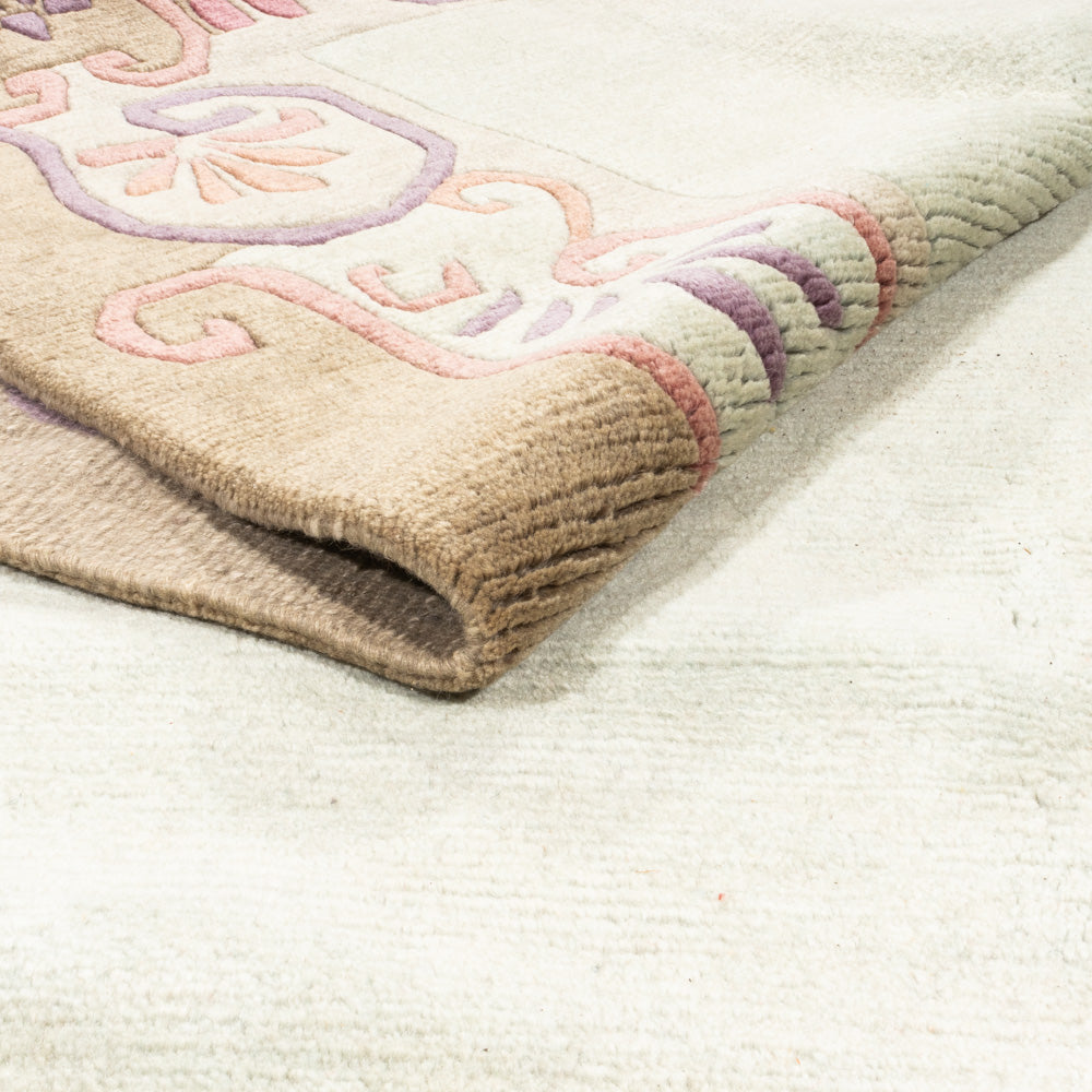 Tapis Népalais - 351 x 254 cm - vert olive