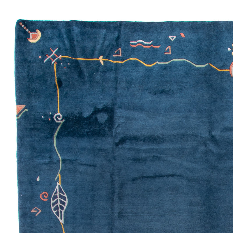 Tapis Népalais - Royal - 382 x 299 cm - bleu
