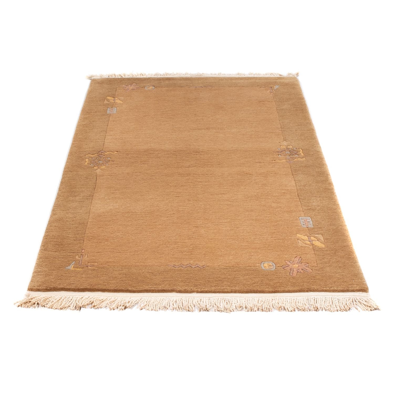 Tapis Népalais - Royal - 165 x 92 cm - marron clair