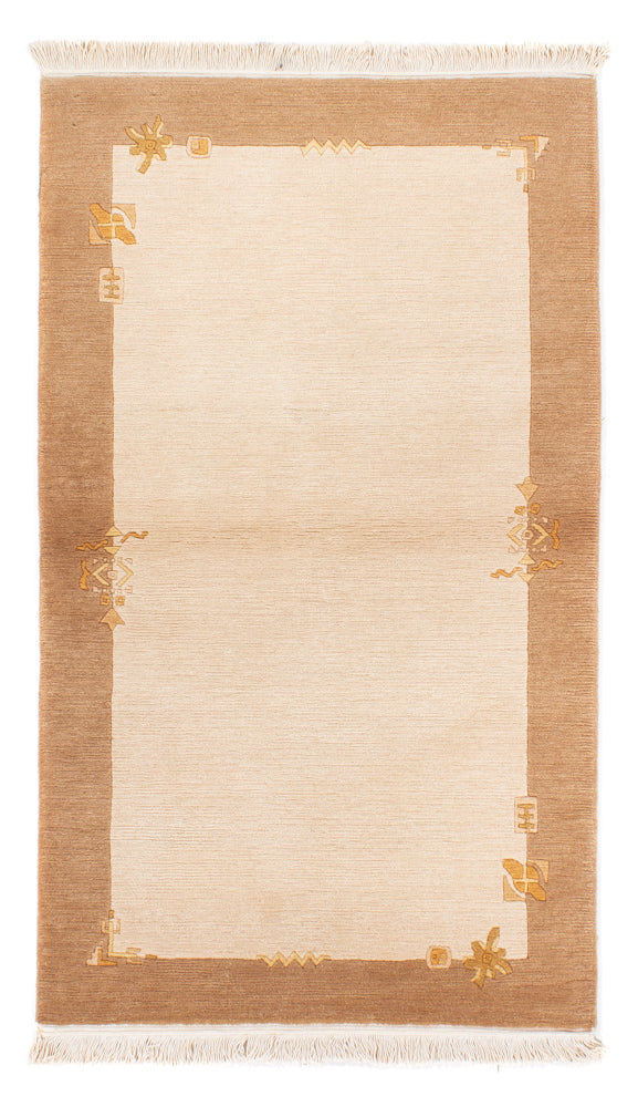 Tapis Népalais - Royal - 157 x 91 cm - beige