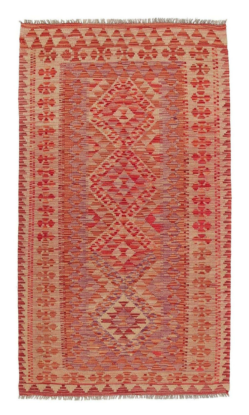 Tapis de couloir Tapis Kelim - Splash - 185 x 101 cm - multicolore