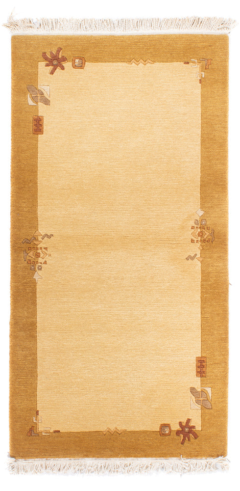 Tapis Népalais - Royal - 143 x 74 cm - beige