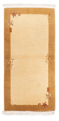Tapis Népalais - Royal - 141 x 72 cm - beige