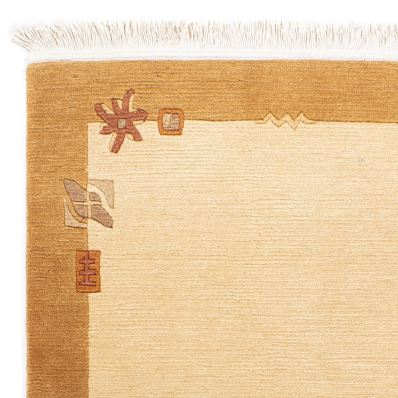 Tapis Népalais - Royal - 141 x 72 cm - beige