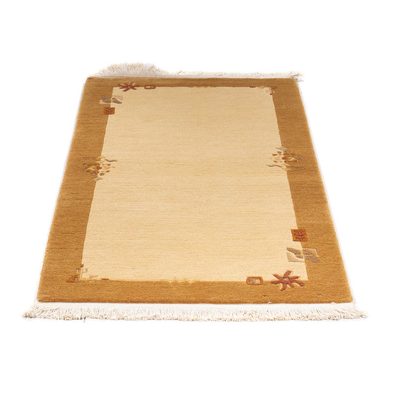 Tapis Népalais - Royal - 141 x 72 cm - beige