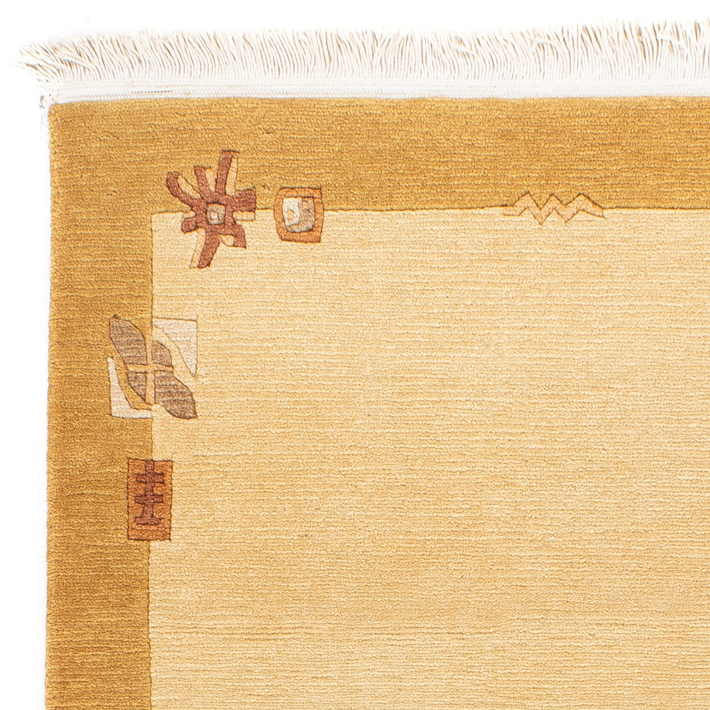 Tapis Népalais - Royal - 144 x 74 cm - beige