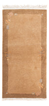 Tapis Népalais 73x138cm - Tapis en laine - Rectangle / Marron clair / 73 x 138 cm Rectangle