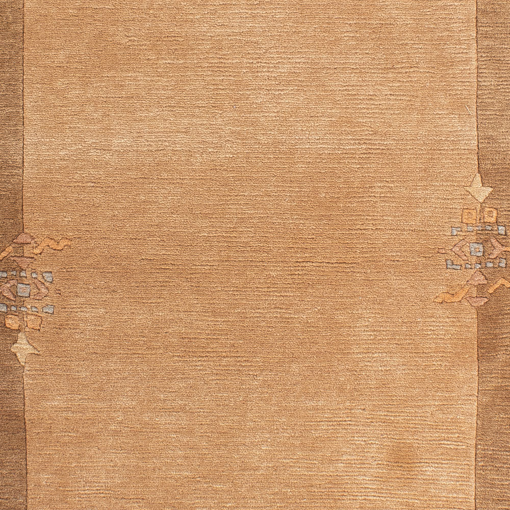 Tapis Népalais - Royal - 138 x 73 cm - marron clair
