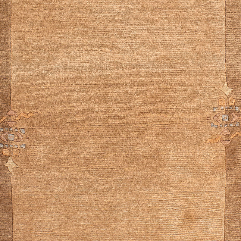 Tapis Népalais - Royal - 138 x 73 cm - marron clair