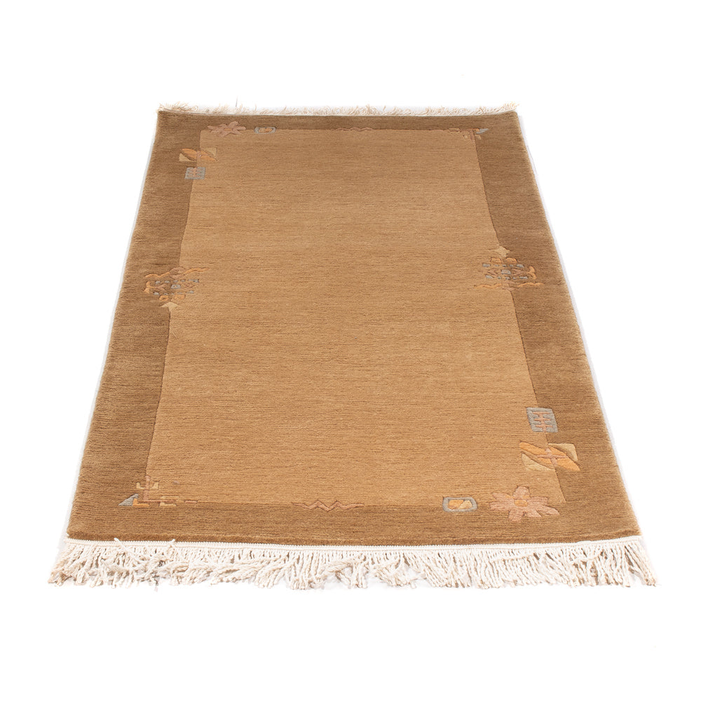 Tapis Népalais - Royal - 138 x 73 cm - marron clair