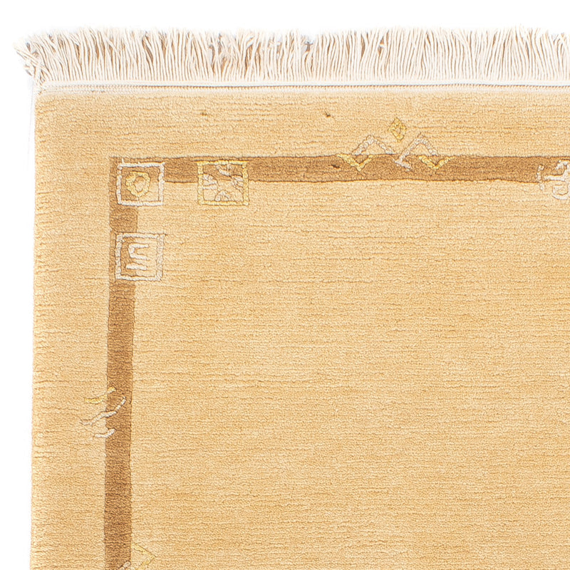 Tapis Népalais - Royal - 141 x 72 cm - beige
