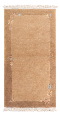 Tapis Népalais - Royal - 141 x 73 cm - marron clair