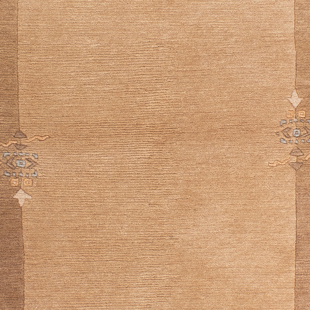 Tapis Népalais - Royal - 141 x 73 cm - marron clair