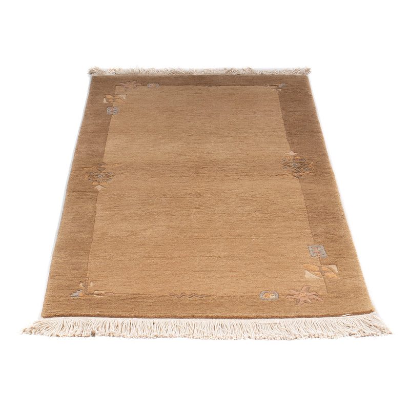 Tapis Népalais - Royal - 141 x 73 cm - marron clair