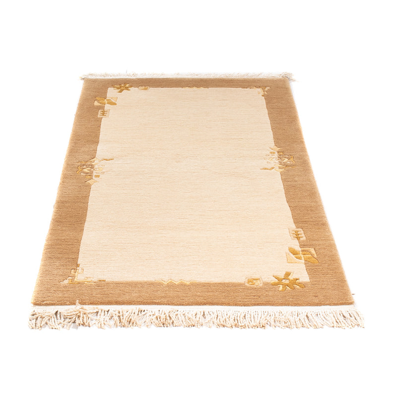 Tapis Népalais - Royal - 139 x 72 cm - beige