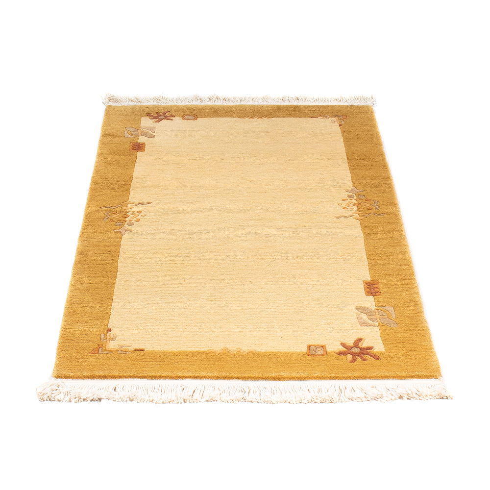 Tapis Népalais - Royal - 139 x 71 cm - beige