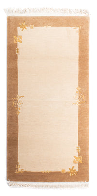 Tapis Népalais - Royal - 143 x 73 cm - beige