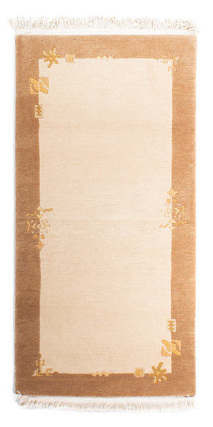 Tapis Népalais - Royal - 143 x 73 cm - beige