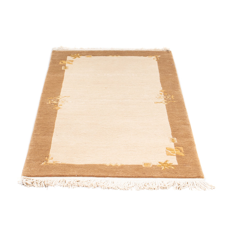 Tapis Népalais - Royal - 143 x 73 cm - beige