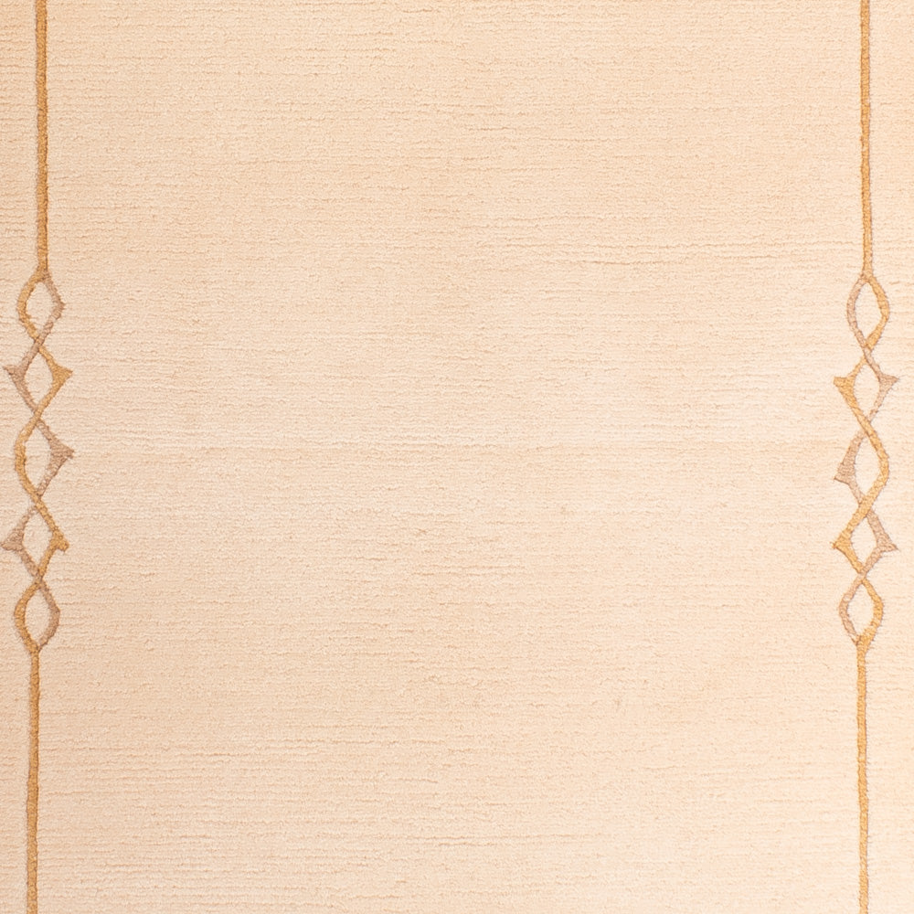 Tapis Népalais - Royal - 141 x 72 cm - beige