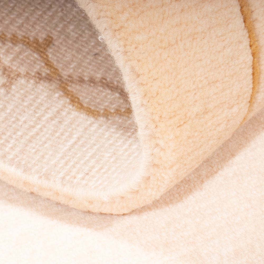 Tapis Népalais - Royal - 141 x 72 cm - beige