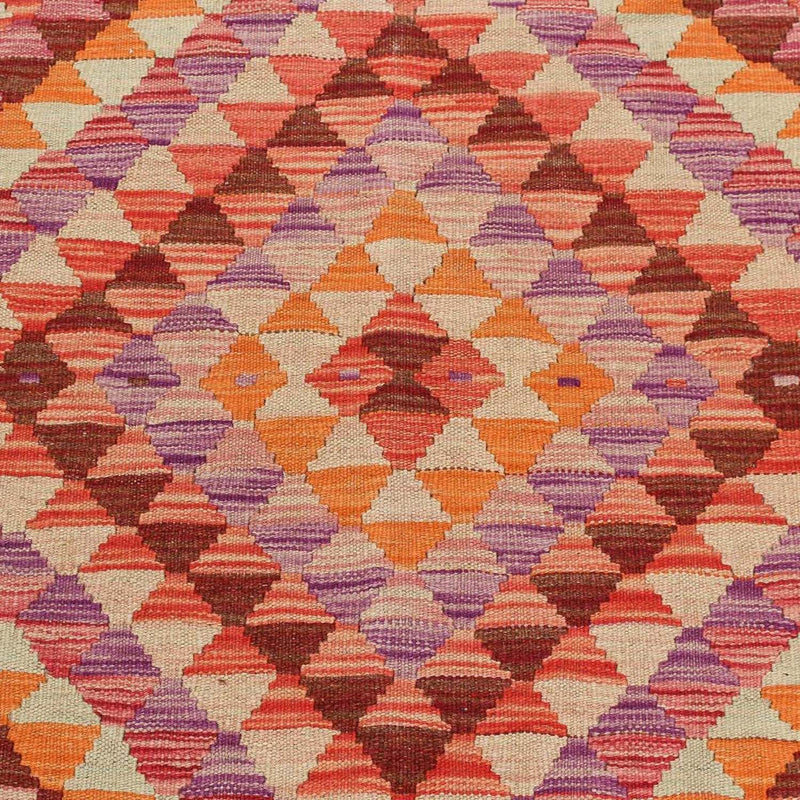 Tapis de couloir Tapis Kelim - Splash - 192 x 110 cm - multicolore