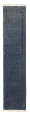 Tapis de couloir Tapis Népalais - 329 x 73 cm - bleu