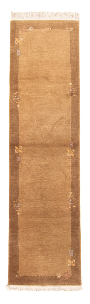 Tapis de couloir Tapis Népalais - 266 x 70 cm - beige