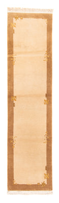 Tapis de couloir Tapis Népalais - 263 x 70 cm - beige