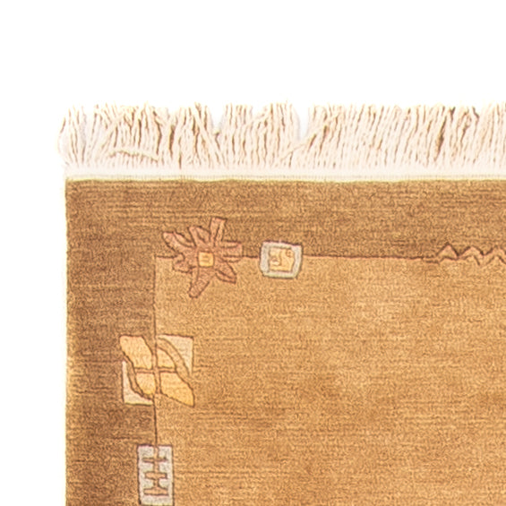 Tapis de couloir Tapis Népalais - 265 x 72 cm - beige