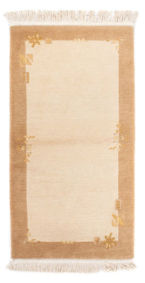 Tapis Népalais - Royal - 137 x 71 cm - beige