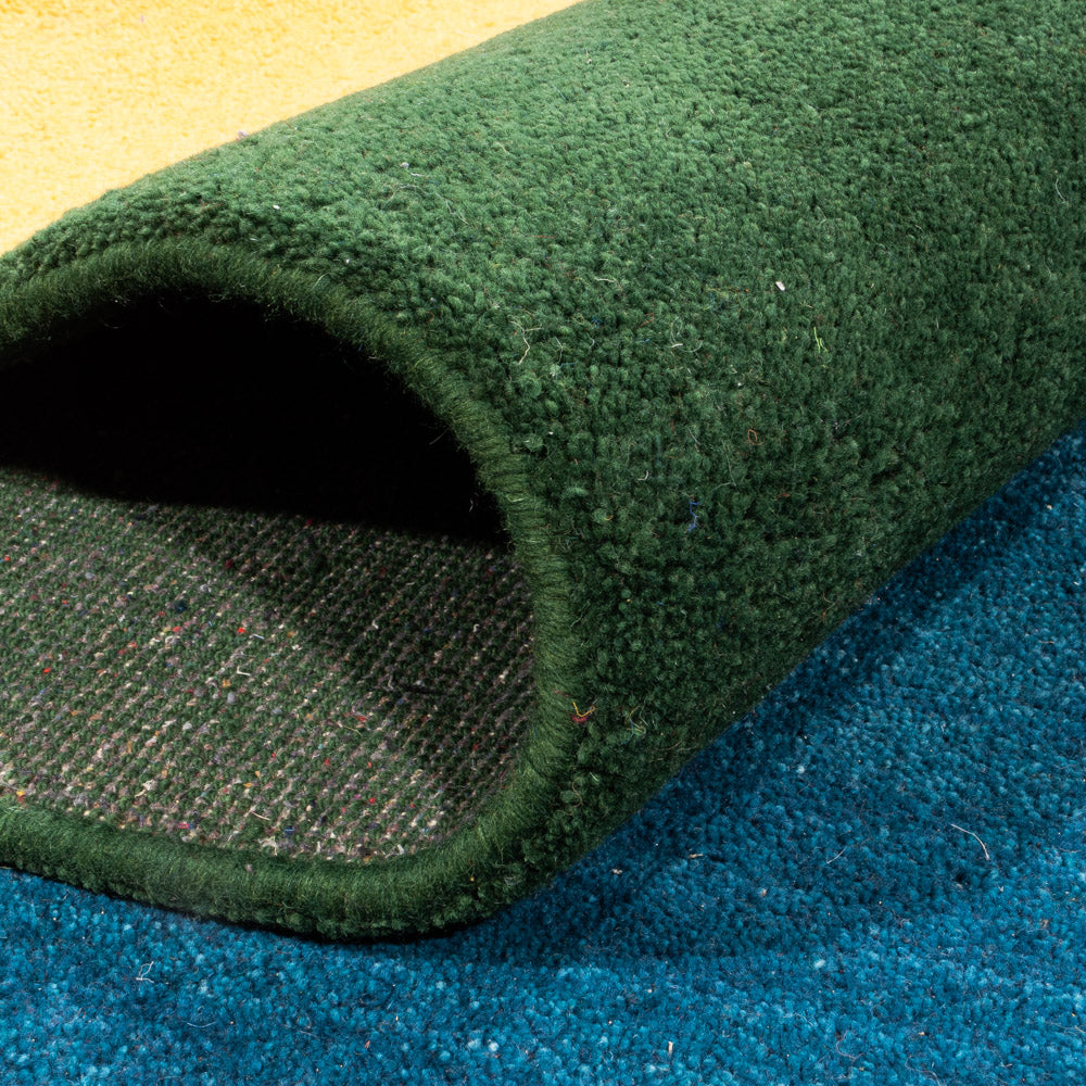 Tapis Gabbeh - Indus - 398 x 291 cm - bleu