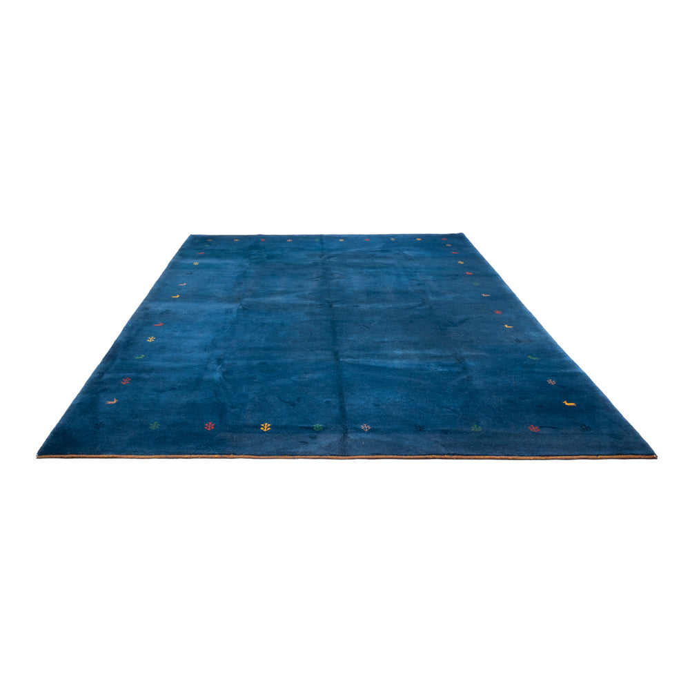 Tapis Gabbeh - Indus - 395 x 309 cm - bleu