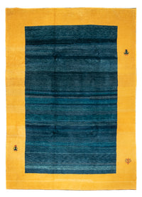 Tapis Gabbeh - Indus - 349 x 246 cm - bleu