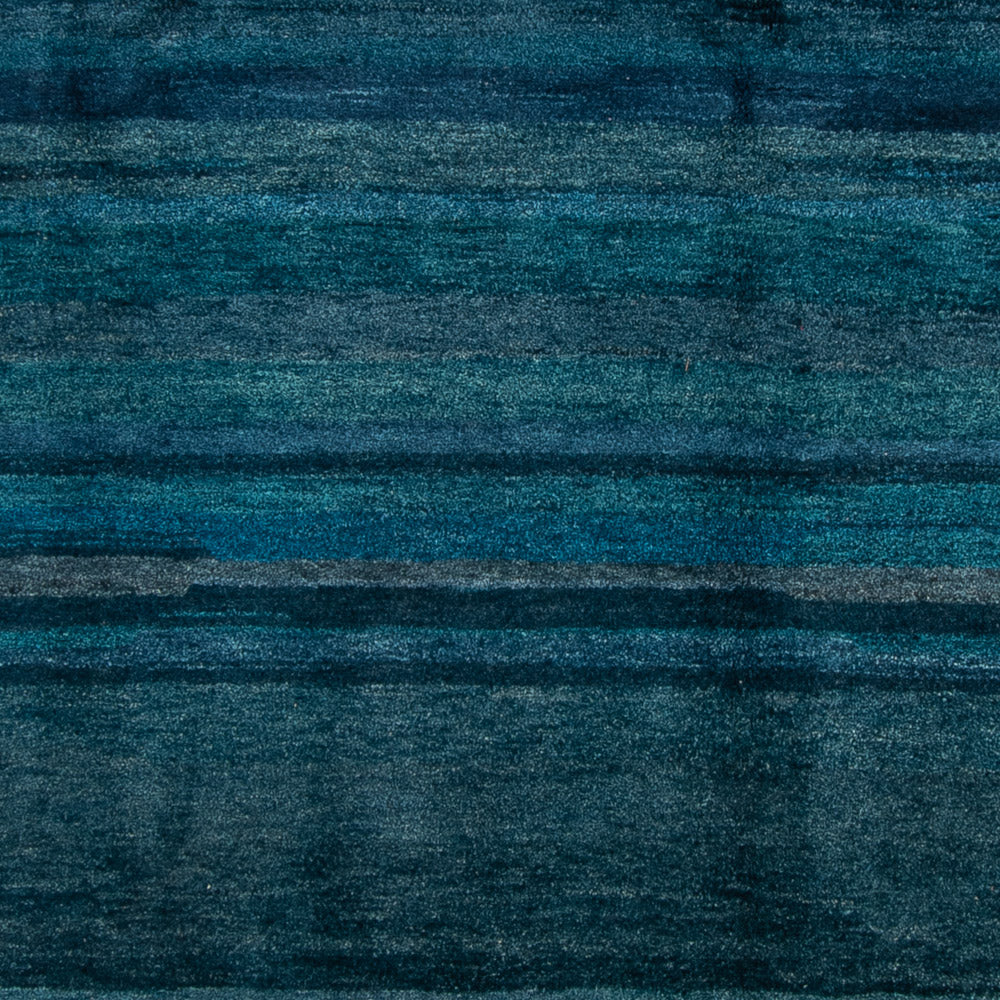 Tapis Gabbeh - Indus - 349 x 246 cm - bleu