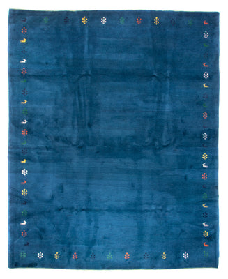 Tapis Gabbeh - Indus - 395 x 313 cm - bleu
