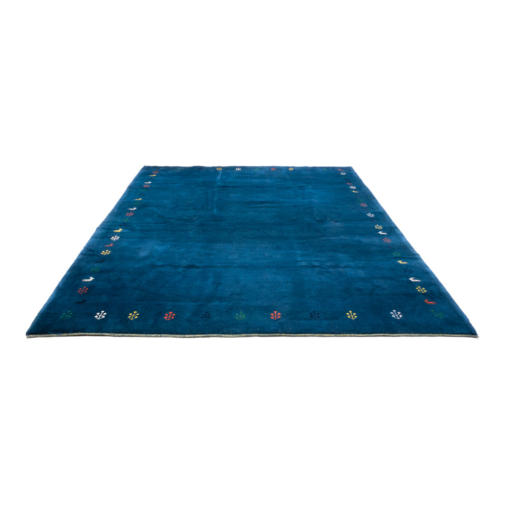 Tapis Gabbeh - Indus - 395 x 313 cm - bleu