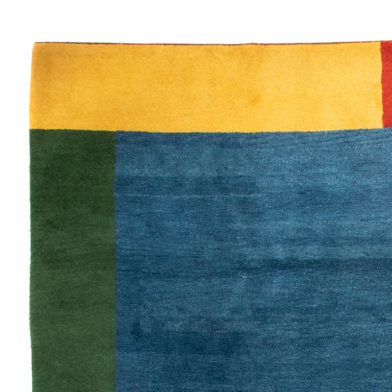 Tapis Gabbeh - Indus - 397 x 285 cm - bleu