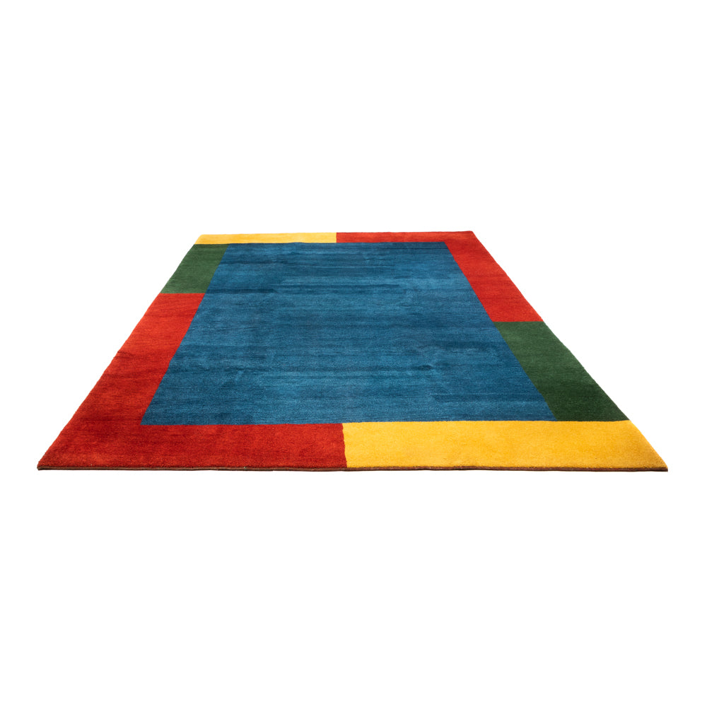 Tapis Gabbeh - Indus - 397 x 285 cm - bleu