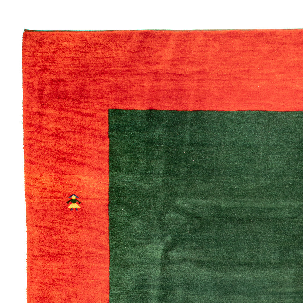 Tapis Gabbeh - Indus - Royal - 402 x 316 cm - vert