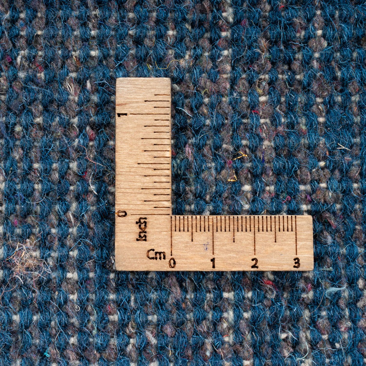 Tapis Gabbeh - Indus ronde  - 196 x 196 cm - bleu