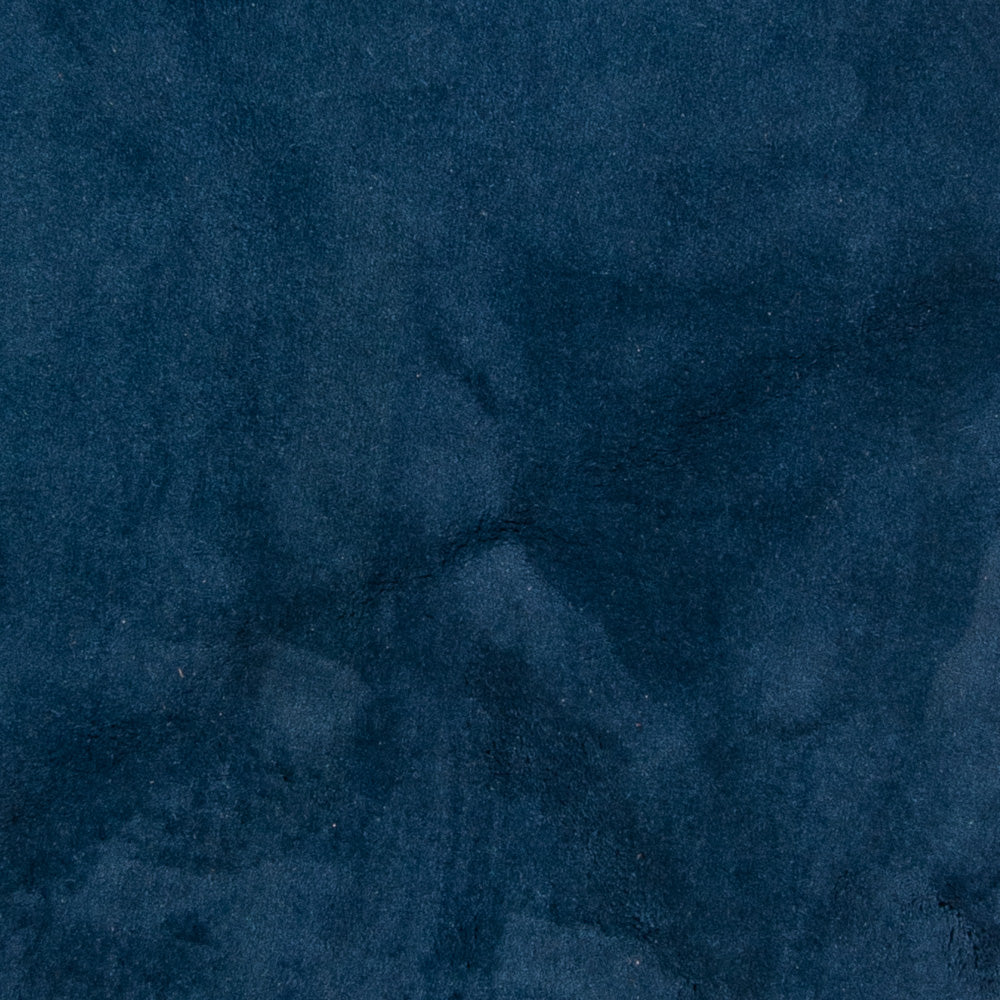 Tapis Gabbeh - Indus ronde  - 189 x 189 cm - bleu