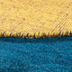 Tapis Gabbeh - Indus ronde  - 195 x 195 cm - bleu