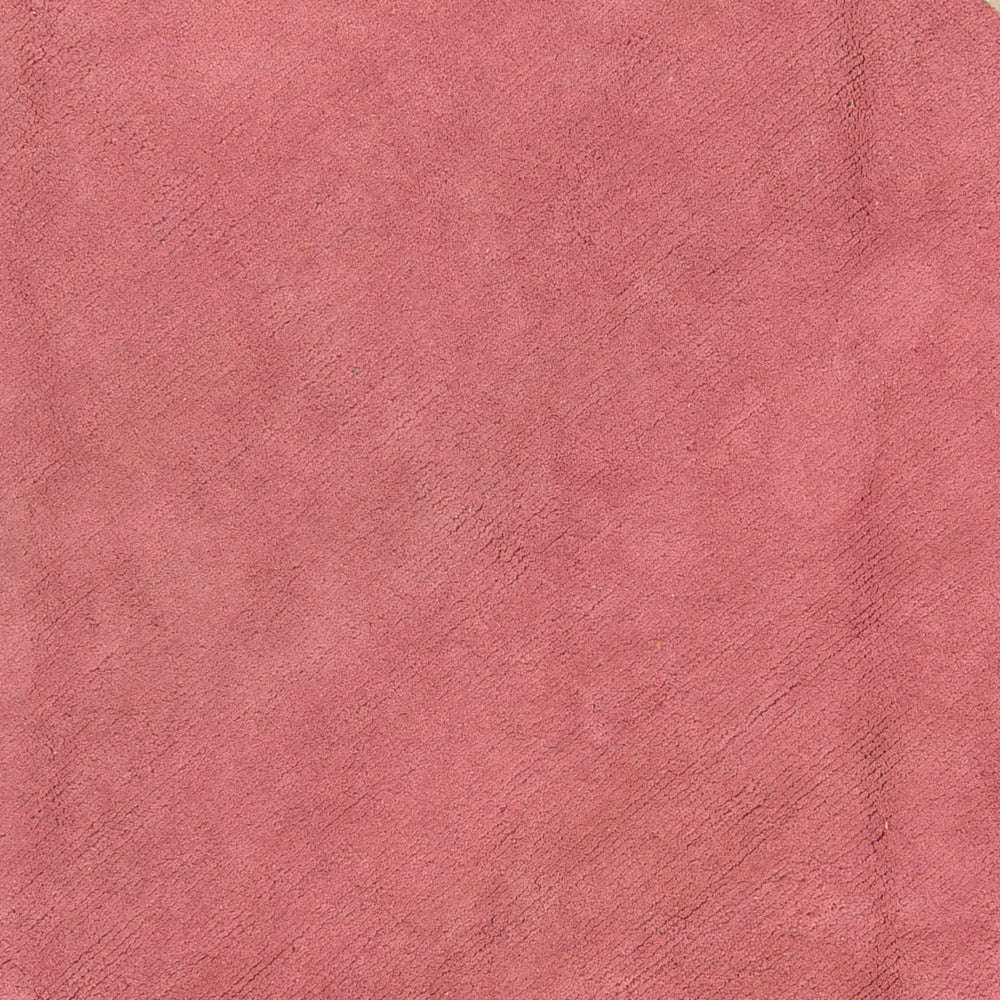 Tapis Népalais ronde  - 197 x 197 cm - fuchsia