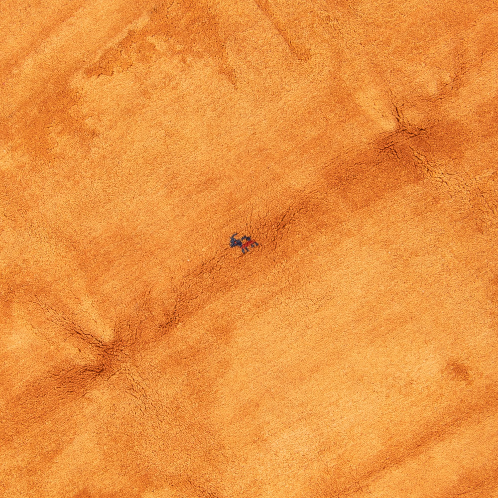 Tapis à poils longs ronde  - 200 x 200 cm - or