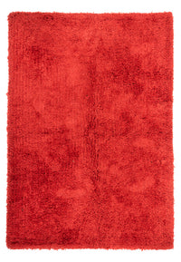 Tapis à poils longs - 240 x 170 cm - rouge