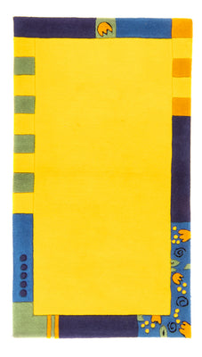 Tapis moderne - 160 x 90 cm - jaune