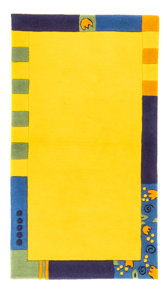 Tapis moderne - 160 x 90 cm - jaune